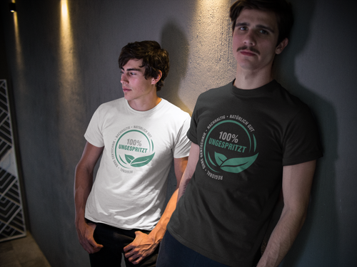 100% UNGESPRITZT Ungeimpft Corona Politik Demo Comedy Sprüche Spaß Fun T-Shirt - Bild 3 von 7