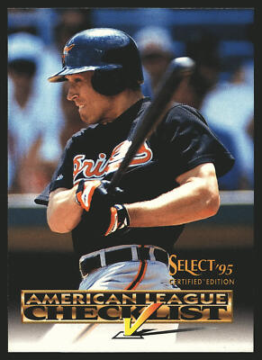 1995 Select Certified Cal Ripken Jr. #3 Checklists    CL