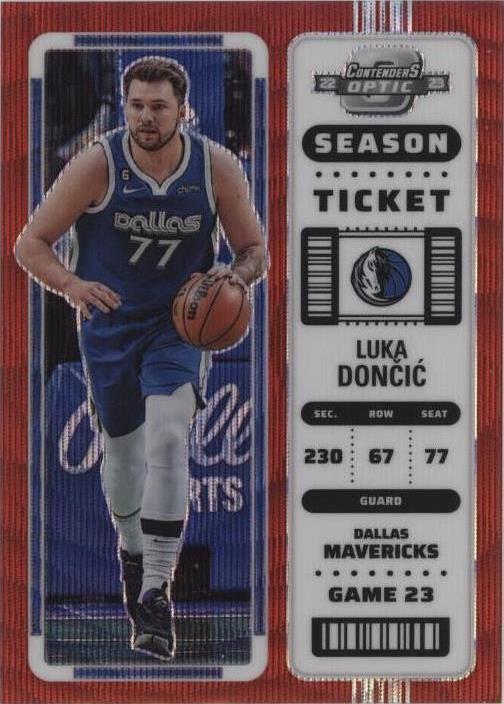 2022-23 Panini Contenders Optic - Luka Dončić #69 for sale | eBay
