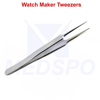 Forceps Watchmaker Instruments Watch Maker Tweezers Disassembled Instrument Jewelry Repairs ...