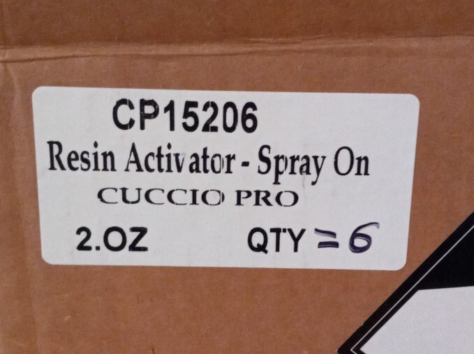 Cuccio Pro Resin Activator Spray On Nail Treatment 2 oz New