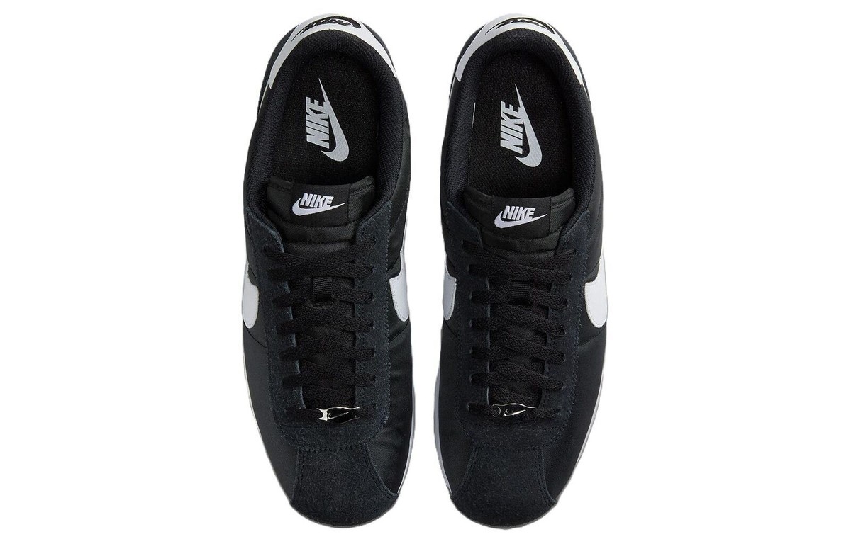 Size 10 - Nike Cortez TXT Black White for sale online | eBay