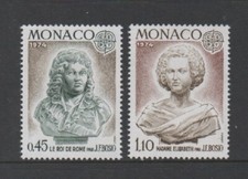 MÓNACO 1974 EUROPA CEPT - ESCULTURAS DE J.F. BOSIO *MNH*