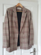 Checked Blazer Women Women Naf Naf Size 40/ Uk 12