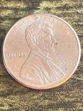 2005 P Lincoln Memorial Cent Penny (Red) Actual Coin TK3108*