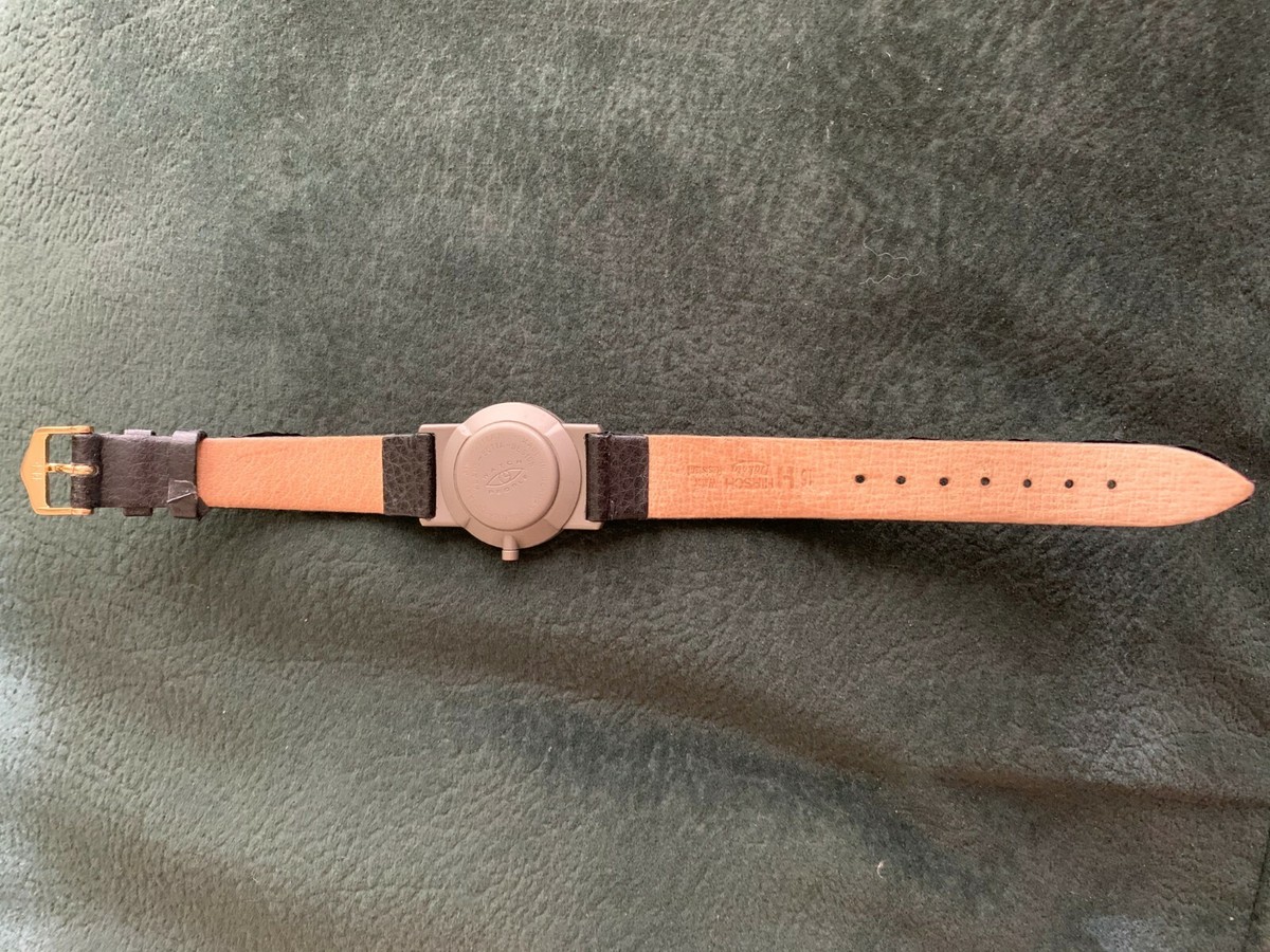 Montre Femme Klaus Botta Design Allemagne - Cadran Gris/Blanc - Boîtier Titane - Vintage 80s