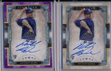 ANTHONY BANDA 2018 Five Star Rookie AUTOs Base SP & PURPLE /50 - Rays RC
