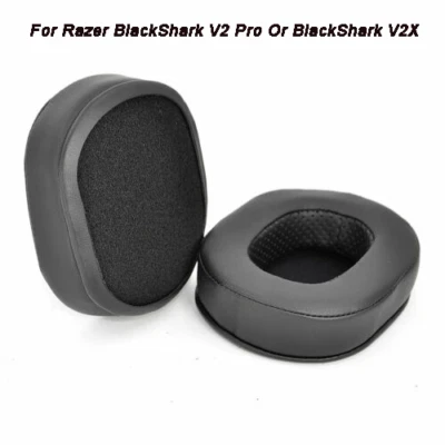 MARKENLOS 2 Stück Neu Ohrpolster Ersatz Ohrenschützer für Razer BlackShark V2 Pro oder V2X