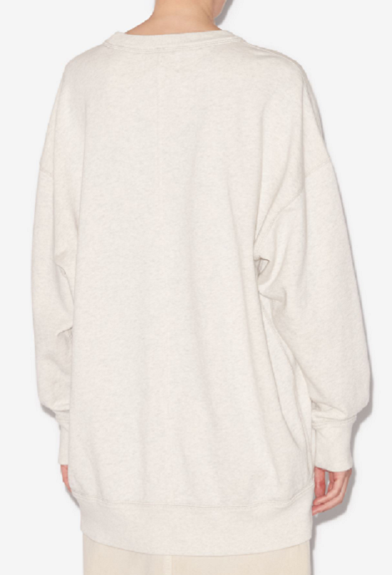 Sweatshirt Isabel Marant Étoile Mindyo - Taille 40 - Gris Chiné - Neuf Sans étiquettes