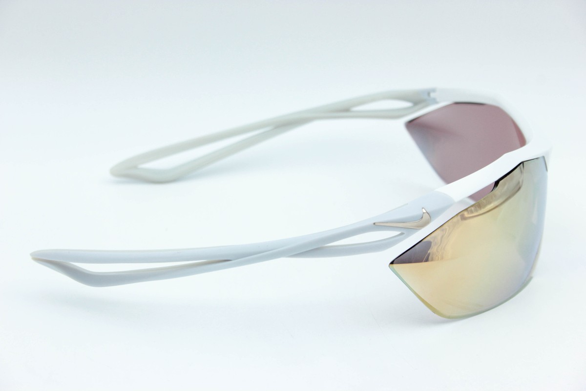 Nike Vaporwing R Ev094 100 White Gold Mirror Sunglasses | eBay