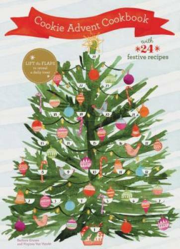 Cookie Advent Cookbook: With 24 festive recipes - Hardcover - GOOD