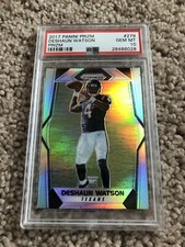 🔥🔥🔥2017 Panini Prizm Deshaun Watson PRIZM PSA GEM 💎 MINT 10🔥🔥🔥