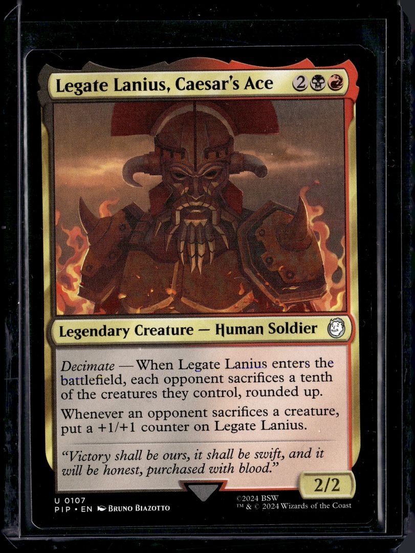 Legate Lanius, Caesar's Ace - 0107 - PIP - NM - MTG Magic the