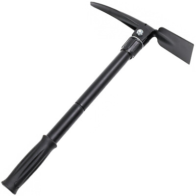 ASR Outdoor Gold Panning Prospector s Pick Compact Folding Camping Shovel Tool