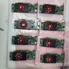 Lot of 8 Dell AMD Radeon HD 8490 1GB DDR3 PCIe DVI DP Video Graphics Card 07W12P
