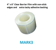 3 BOX DEAL! Barrier Film Clear 4" x 6" Roll of 1,200 Sheets Per Box - MARK3