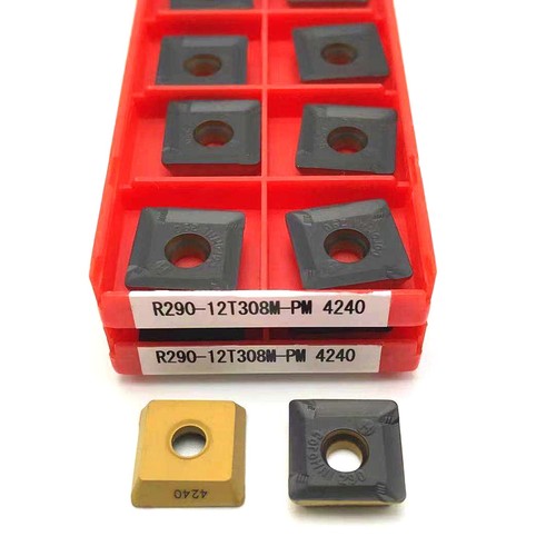 10PCS/New In Box SANDVIK R290-12T308M-PM4240 Carbide Inserts | eBay