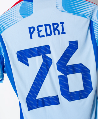 Pedri #26 Spain 2022 Away (OFFICIAL NAME KIT) | eBay