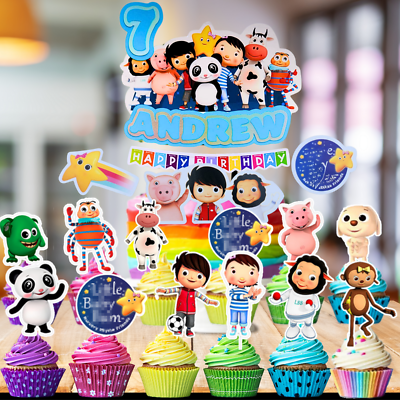 24-Piece Toy Themed Cupcake Toppers - Birthday Party Cake Decorations In Multiple Designs