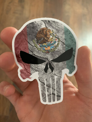 Parche Pvc Insignia Tactico Punisher M&eacute;xico Con Velcro