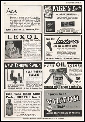 1944 Nockonwood Industries Bloomfield Iowa Photo Tandem Swing Vintage Print Ad