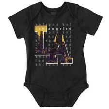 Los Angeles LA City of Angeles California Newborn Baby Boy Girl Infant Romper