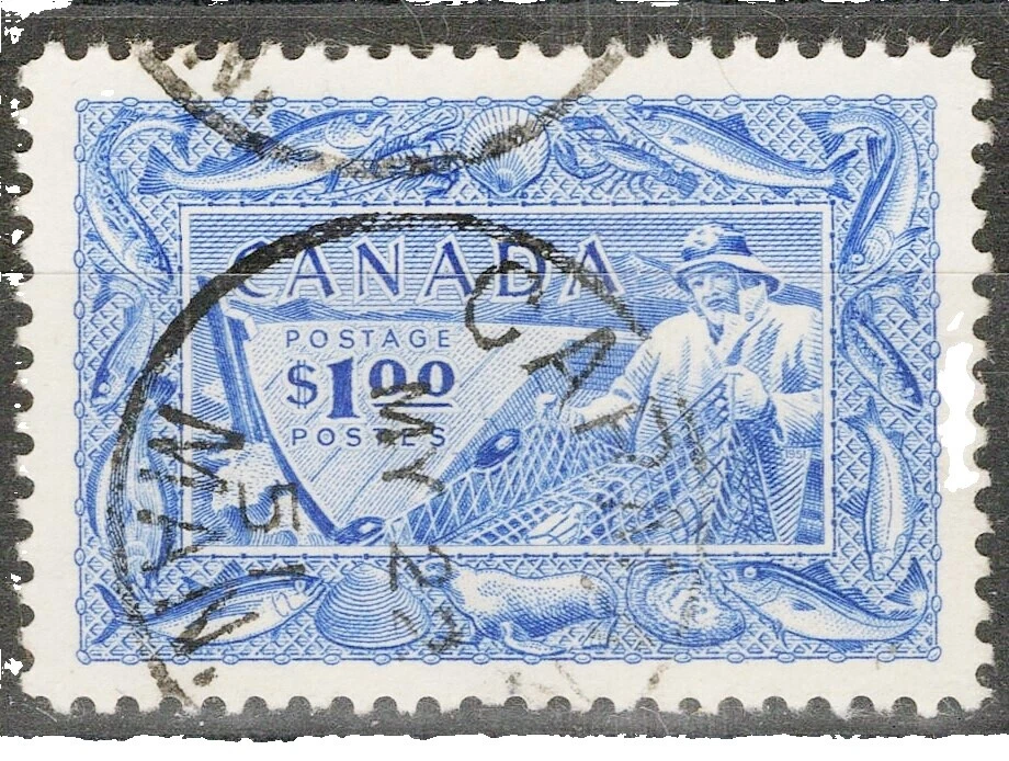 Used Canadian Animal Kingdom Postal Stamps