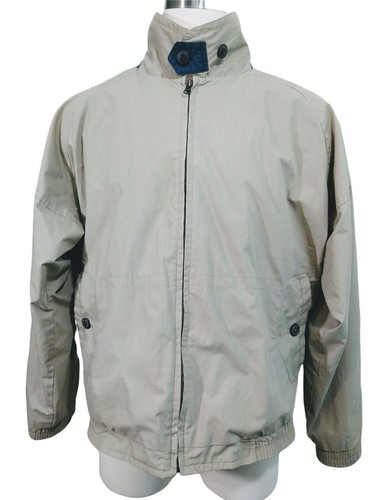 London Fog Men's Sz Large Bomber Jacket 