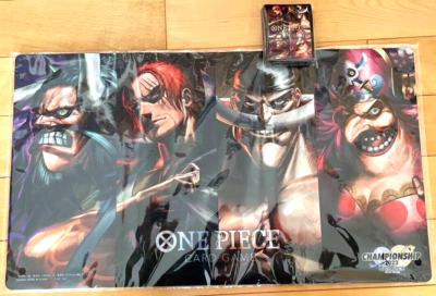 One Piece Card Official Playmat & Sleeve Four Emperors