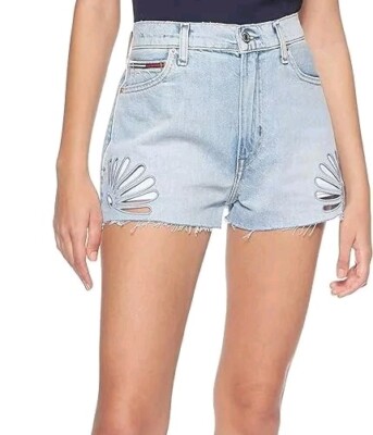 Tommy Hilfiger Denim Damen Shorts Hotpants Jeans Straight Größe 25 