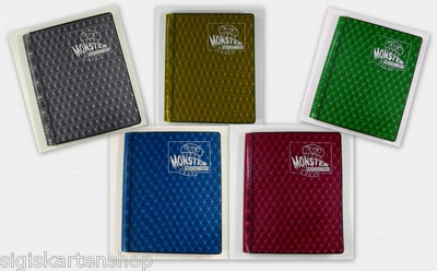 Ultra Pro MONSTER PROTECTORS Tarjetas Álbum Carpeta 2 Pocket Magic Pokemon YuGiOh