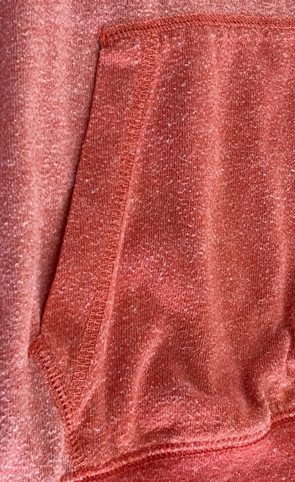 Camisa Nike Sin Mangas Con Capucha Corredor Trasera Bolsillo Cordón Para Mujer Pequeña Naranja” Foto 4 de 4