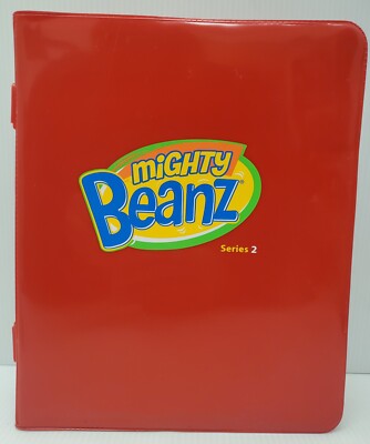 Mighty Beans Collectors Case Series 2 w/ 29 Beans Vintage Toy Some RARE Beans