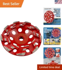 Ediamondtools 4.5" Diamond Grinding Wheel - Aggressive Material Removal