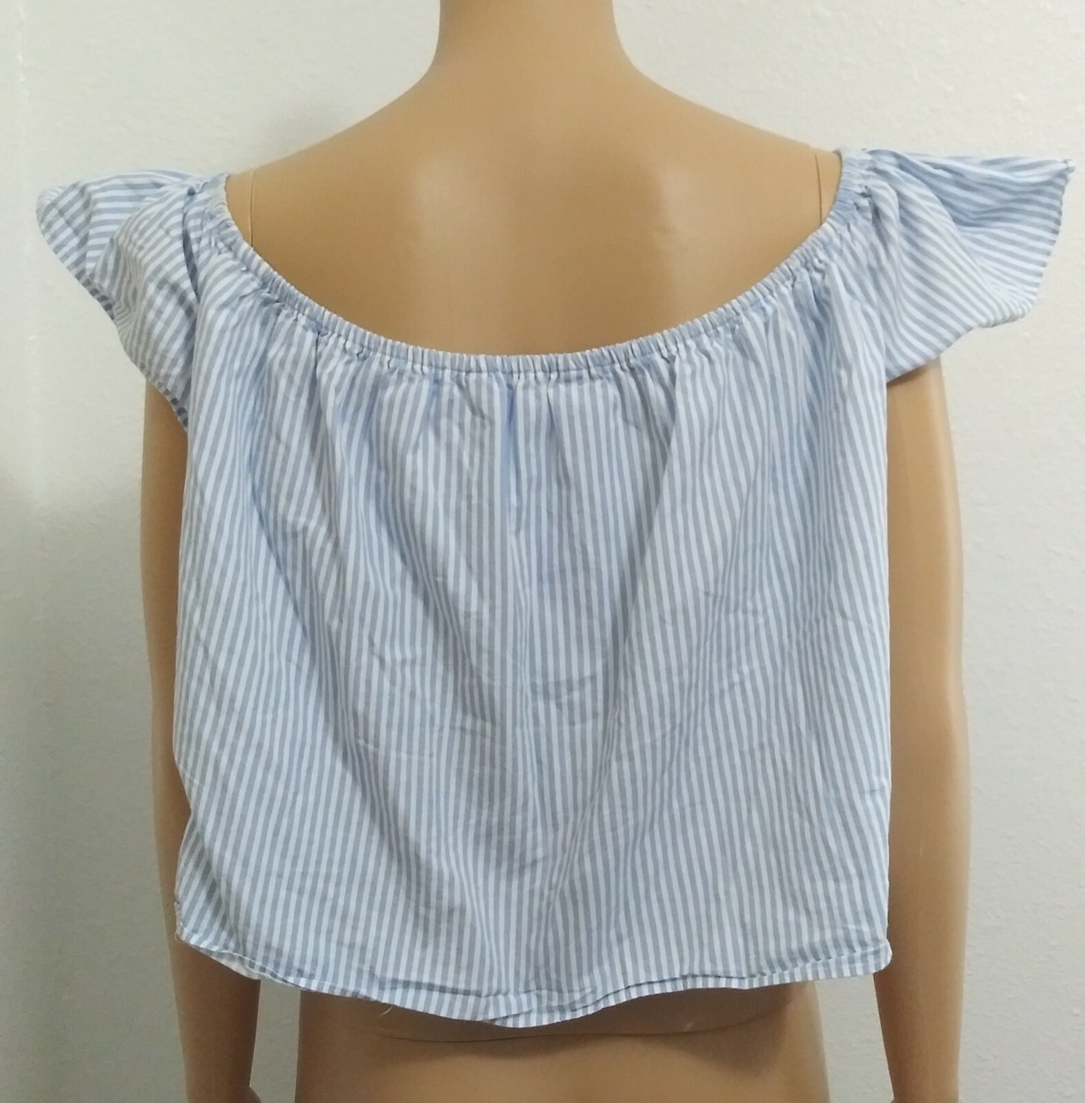 Zara top  Basic Collection Sz Us SMALL cropped - image 8