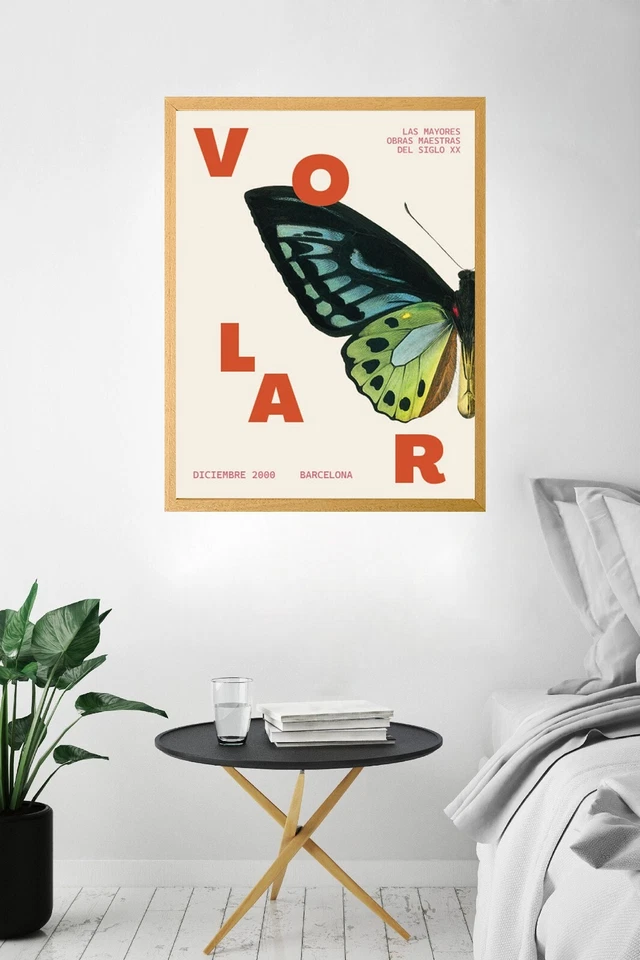 Butterfly Symphony Modern Barcelona Home & Office Wall Art Decor poster no frame - Image 3 of 4