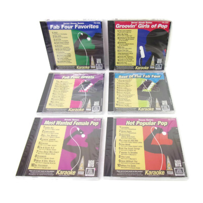 Lot Of 6 Forever Hits Karaoke CD&G Pop Hits 7206-7211 ~ FACTORY SEALED ~