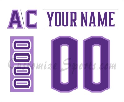 Columbus Blue Jackets Customized Number Kit For 2022 HFC Uniform