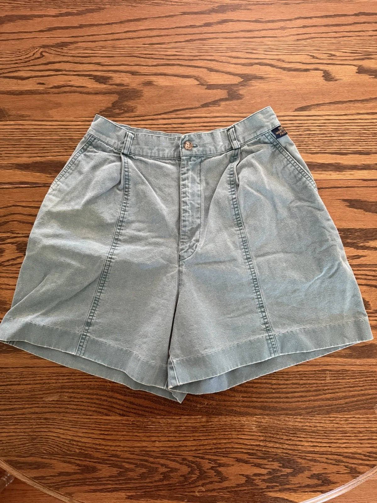 Vintage The North Face Shorts RARE LOGO Hiking Cargo Shorts Fit 26 X 5" Inseam