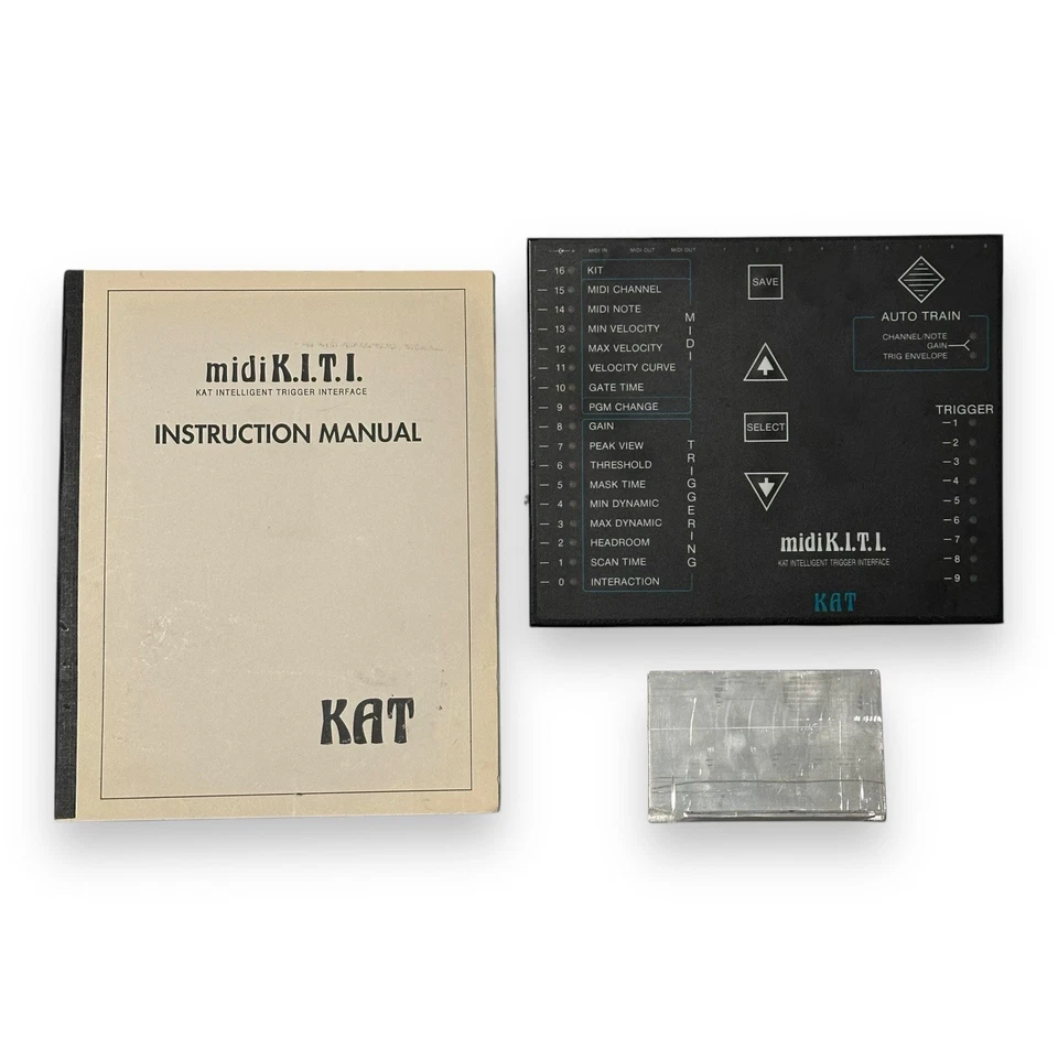 INTERFAZ DE DISPARO DE BATERÍA KAT PRO MIDI KITI K.I.T.I. Con manual y fuente de alimentación Foto 2 de 4