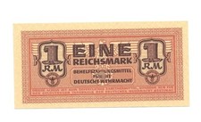 1 Reichsmark Behelfszahlungsmittel Wehrmacht (1)  UNC