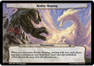 MTG Reality Shaping  - March of the Machine Commander #155
