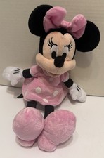 12  Minnie Mouse Plush Pink Dress Polka Dot Disney Mickey  Co Toy