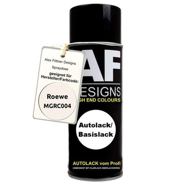 Für Roewe MGRC004 Dover White Spraydose Basislack Sprühdose 400ml