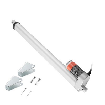 Uimoso 12V Linear Actuator 16 Inch, 330lbs Load, 0.19''/s Speed, IP54 Rated