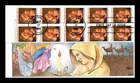 CHRISTMAS MADONNA AND CHILD BOOKLET PANE FIRST DAY ISSUE GILL CRAFT US COVER