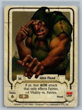 Guardians CCG Idiot Fiend TCG Limited Edition