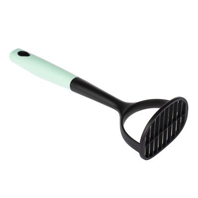 Long Ergonomic Nylon Masher for Kitchen - Large Heavy Duty Potato and Vegetab...