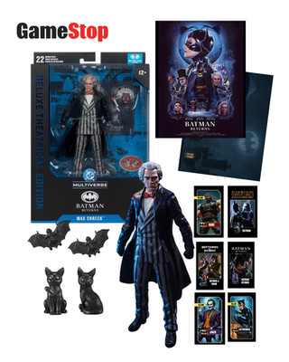 Mcfarlane DC Multiverse Deluxe Theatrical Batman Returns Max Shreck 7'' BUNDLE