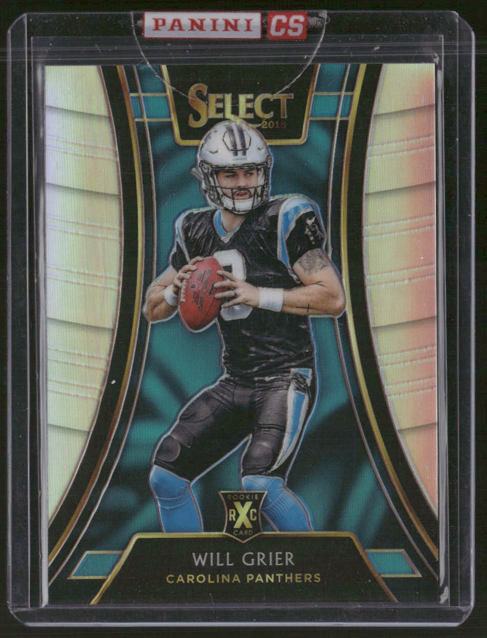 2018 Panini Select #305 Will Grier 2019 XRC Prizm Redemption